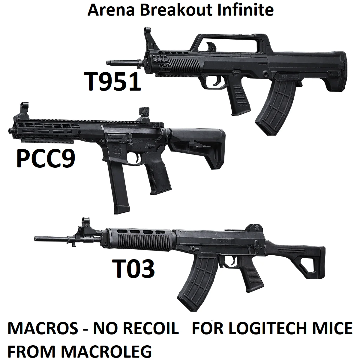 Arena Breakout Infinite. Скрипты для logitech. Пак 7