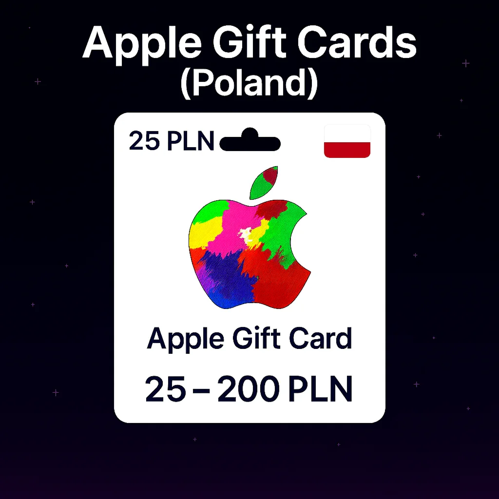 Apple Gift Cards (Польша) 25–200 PLN | Коды пополнения
