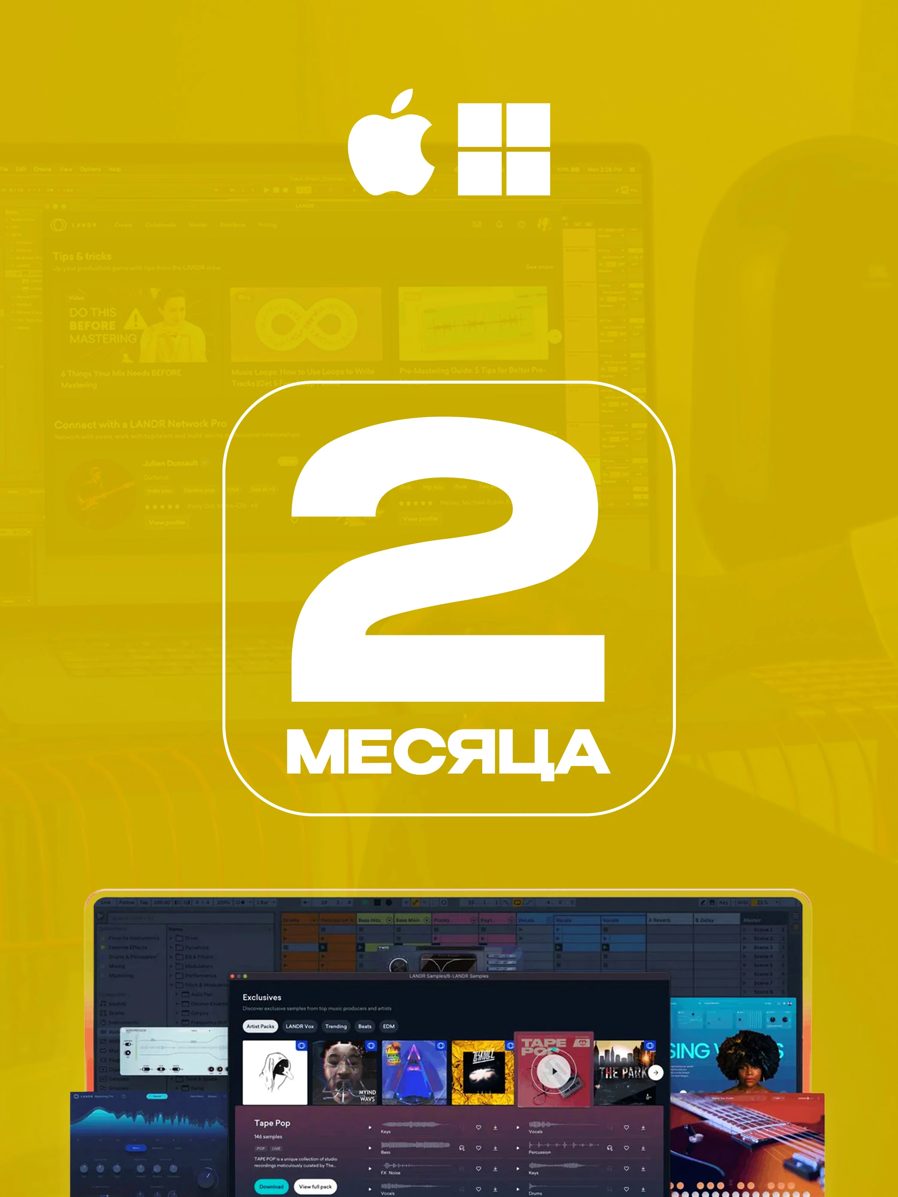 🔵 LANDR Studio [2-4 МЕСЯЦА] на ВАШ АККАУНТ + ПЛАГИНЫ