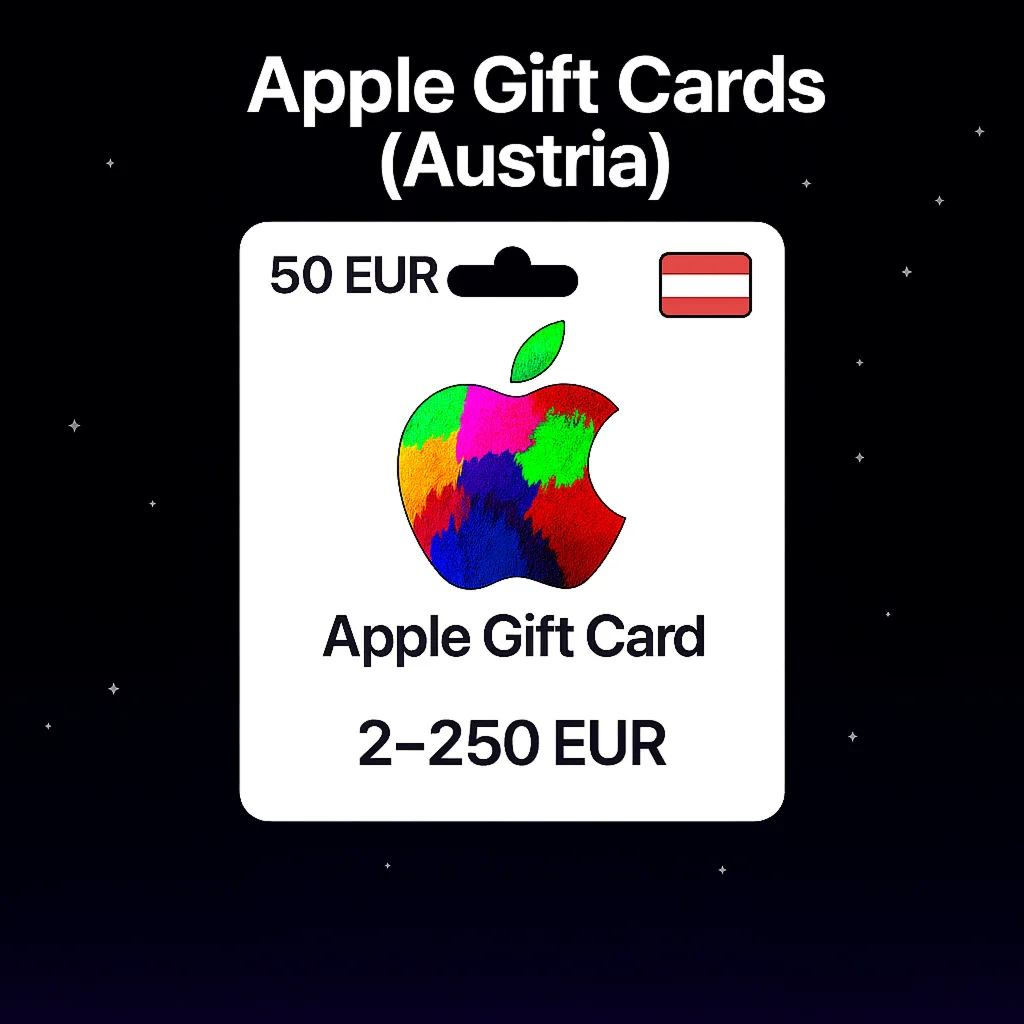 Apple Gift Cards (Австрия) 2–250 EUR | Коды пополнения