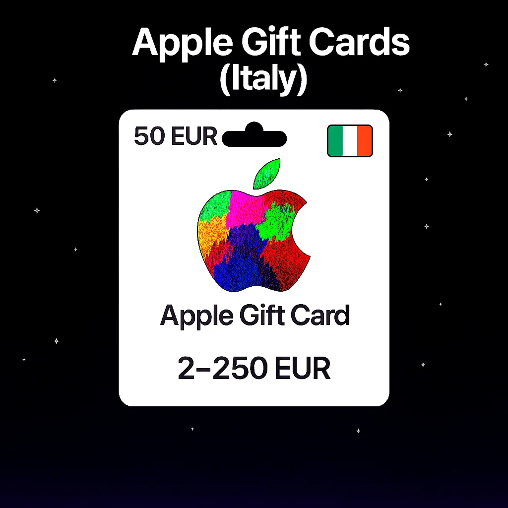 Apple Gift Cards (Италия) 2–250 EUR | Коды пополнения