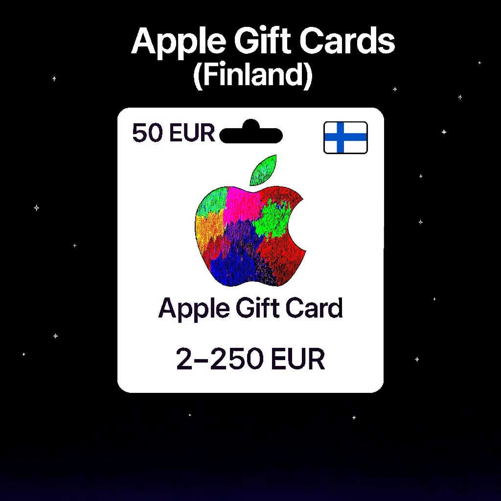 Apple Gift Cards (Финляндия) 2–250 EUR | Коды