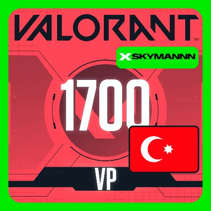 VALORANT 1700 VP ТУРЦИЯ КАРТА ПОПОЛНЕНИЯ | АВТО 24/7
