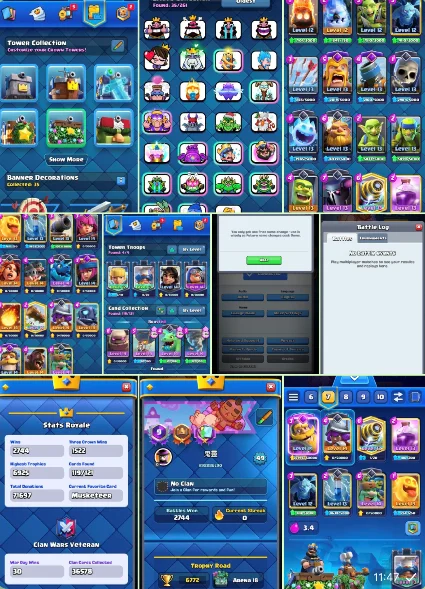 Clash Royale: 49 ЛВЛ | 6772 КУБКА | 14 ЛВЛ КОРОЛЯ