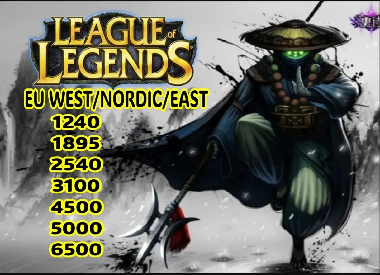 League of Legend -575-6500 RP [ EUW & EUNE ]