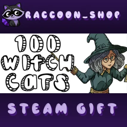 100 Witch Cats * STEAM RU*KZ*UA*СНГ 🔥