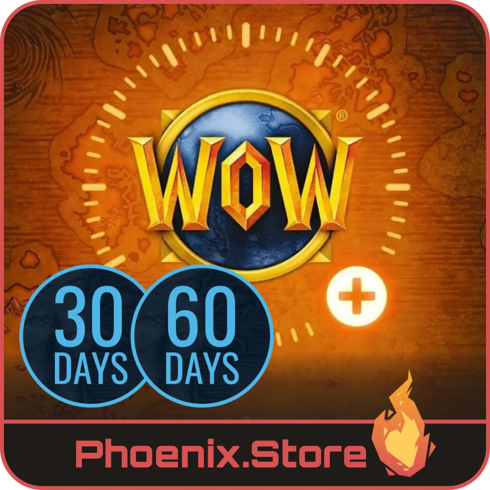 Тайм карта/Подписка WoW | 30/60 | Регион кроме РФ/РБ