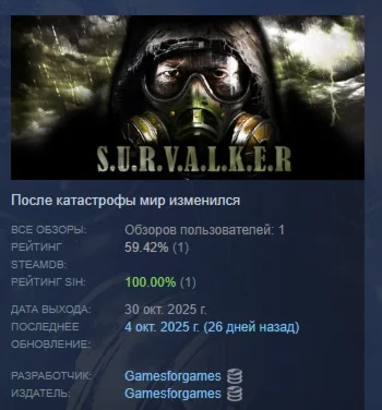 Survalker АВТОДОСТАВКА STEAM РОССИЯ