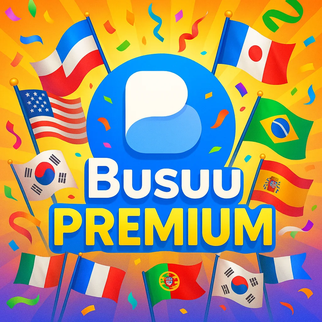 🎓BUSUU PREMIUM SUBSCRIPTION FOR A YEAR TO YOUR ACCOUNT