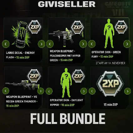 MONSTER ENERGY BUNDLE CoD BLACKOPS 7