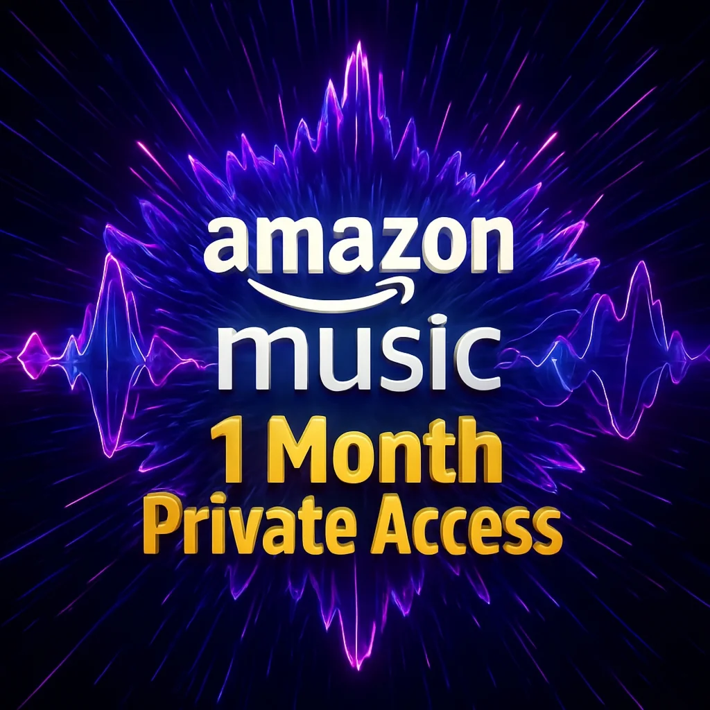 Amazon Music: 1Месяц ЛИЧНЫЙ АККАУНТ