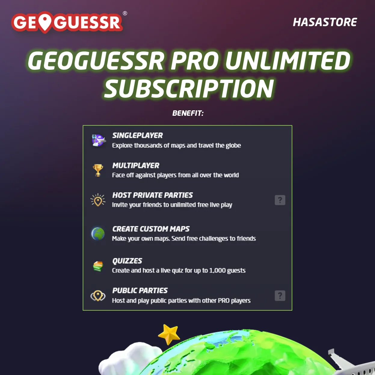 ✅Подписка GeoGuessr на ВАШ АККАУНТ | Pro Unlimited