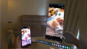 Пространственное зеркалирование телефона Oculus Quest-V