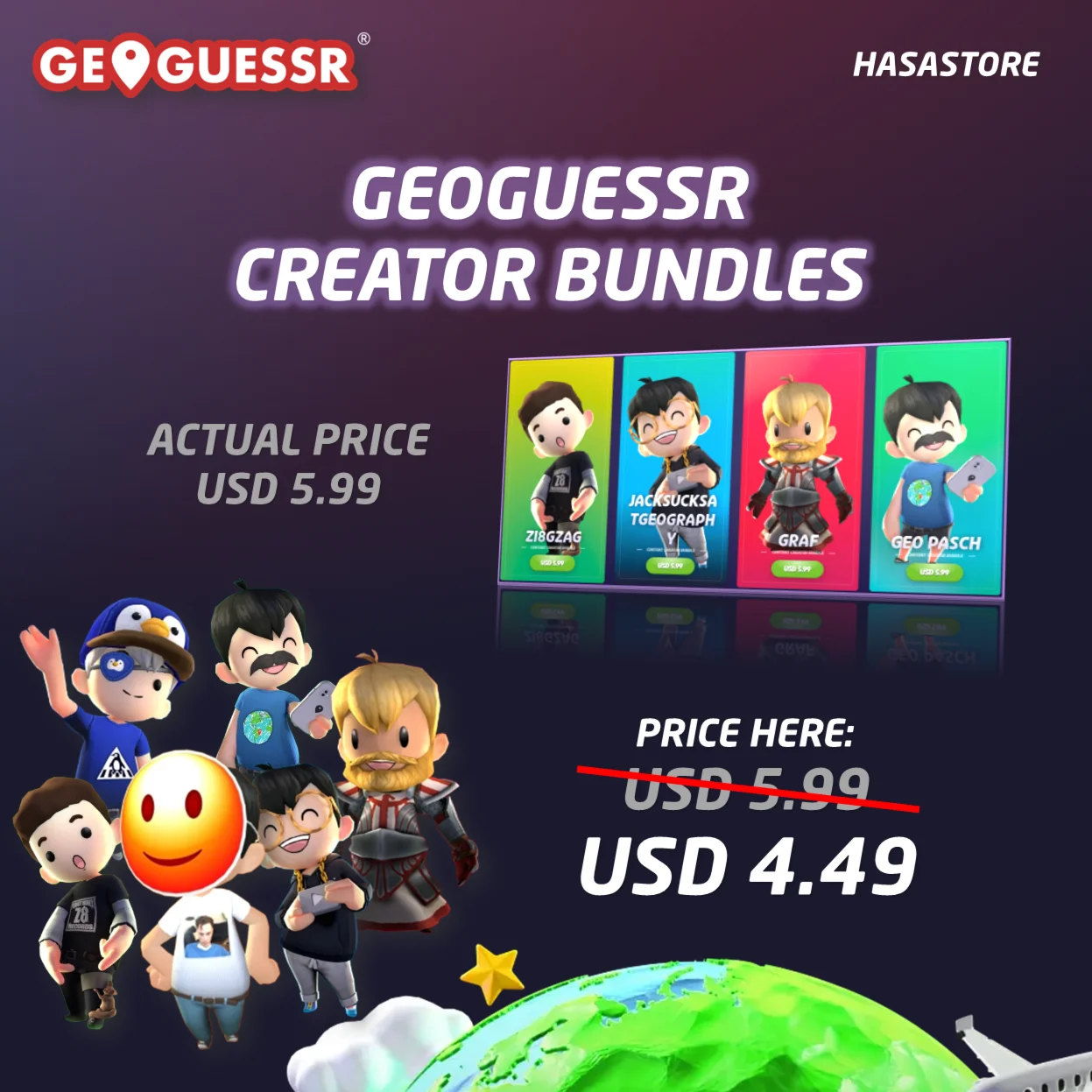 ✅ GeoGuessr Аватар Магазин для ВАШЕГО АККАУНТА ⭐⭐⭐