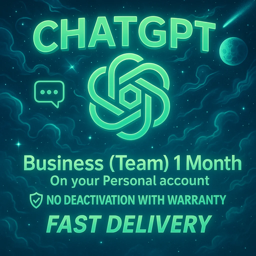 ChatGPT 5 Business (командный)/1 месяц/БЕЗ ДЕАКТИВАЦИИ