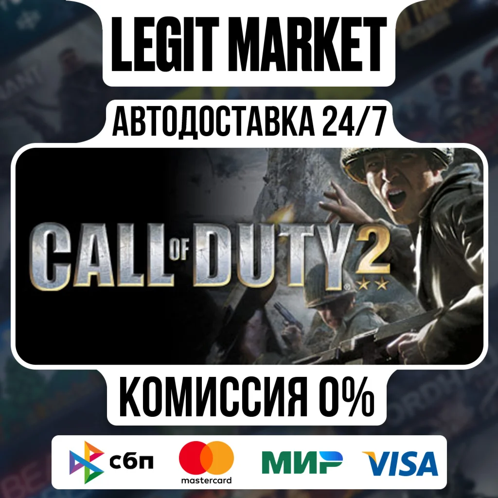 Call of Duty 2 / Steam AUTO / РУ+МИР