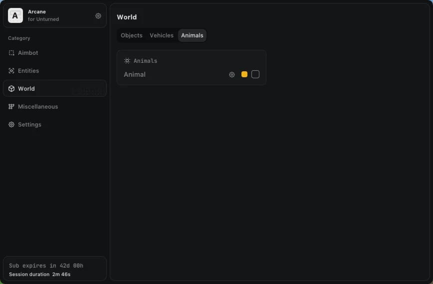 Рабочий чит Arcane для игры Unturned