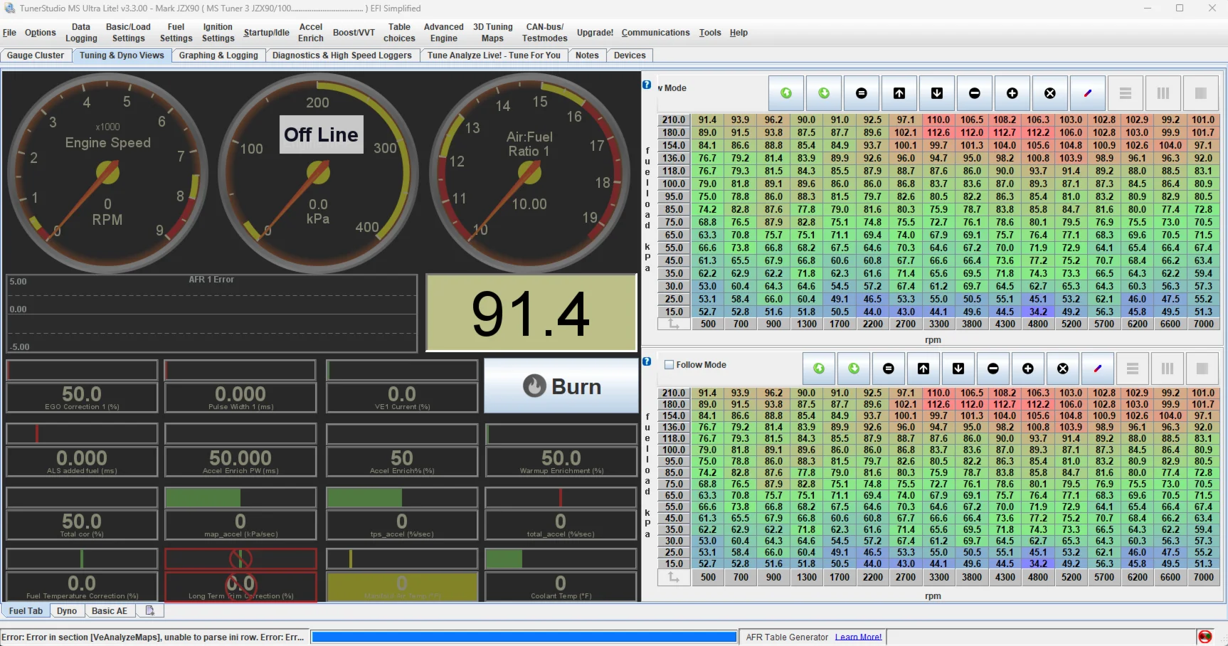 TunerStudio MS 3.3.00