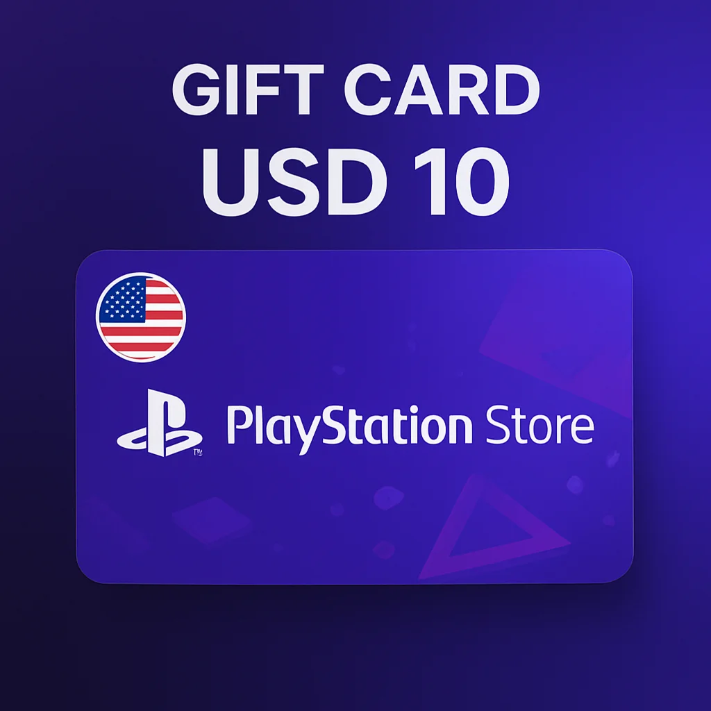 Карта PlayStation (PSN) 10 USD (Долларов) США