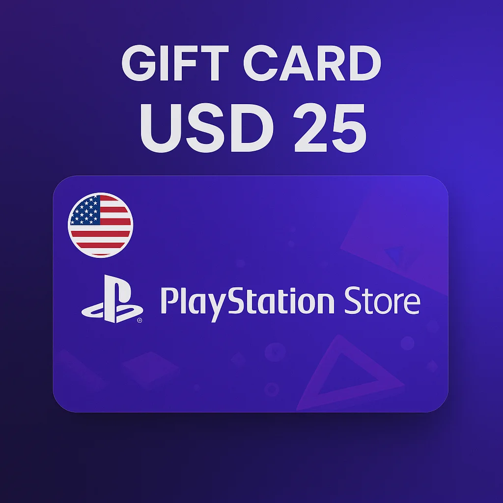Карта PlayStation (PSN) 25 USD (Долларов) США