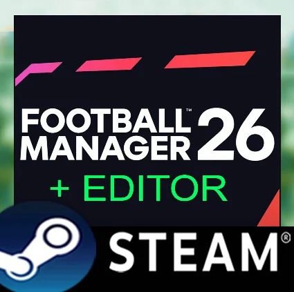 FOOTBALL MANAGER 26 + РЕДАКТОР・ВСЕ ДОПОЛНЕНИЯ・STEAM・PC