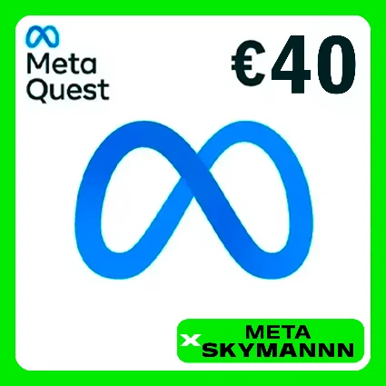 META QUEST 40€ EUR ЕВРОПА КАРТА ПОПОЛНЕНИЯ АВТО 24/7