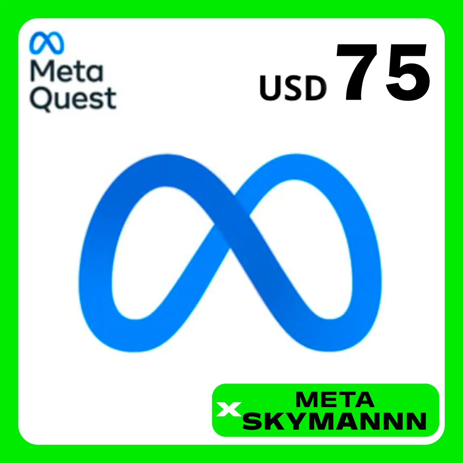 Meta QuestGift Card 75$ Покупка Игр OculusБЫСТРО!