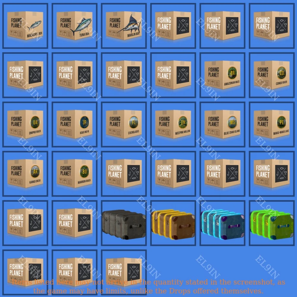 🥇Fishing Planet🎖️Твич Дропс⭐33 предметов + 🎁