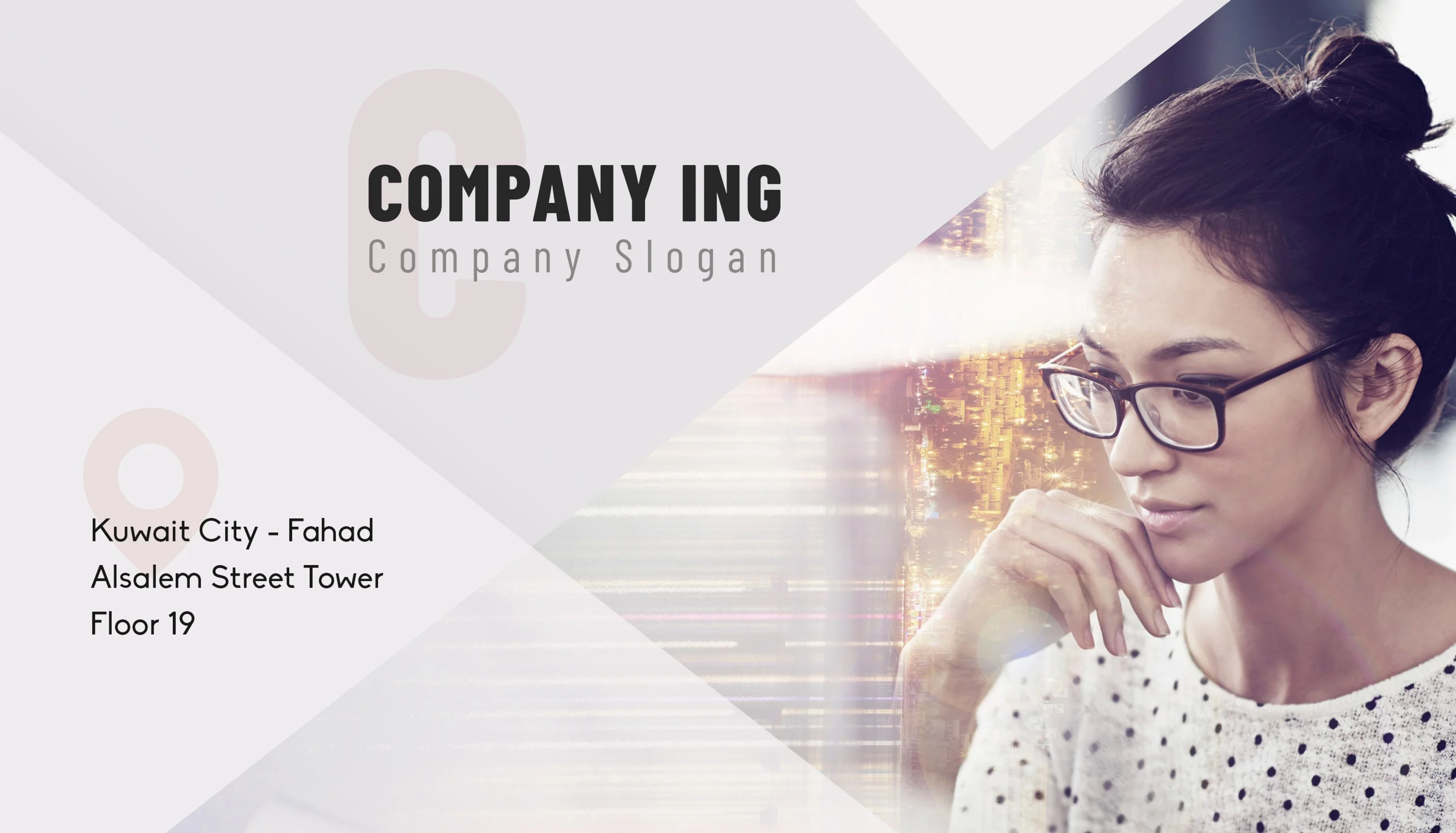 Business Card Template Vector File PSD, Ai & Eps