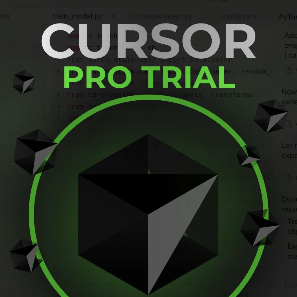 CURSOR AI PRO Trial | 7 дней [Моментально] [+ Почта] — ₽166 — DioKey