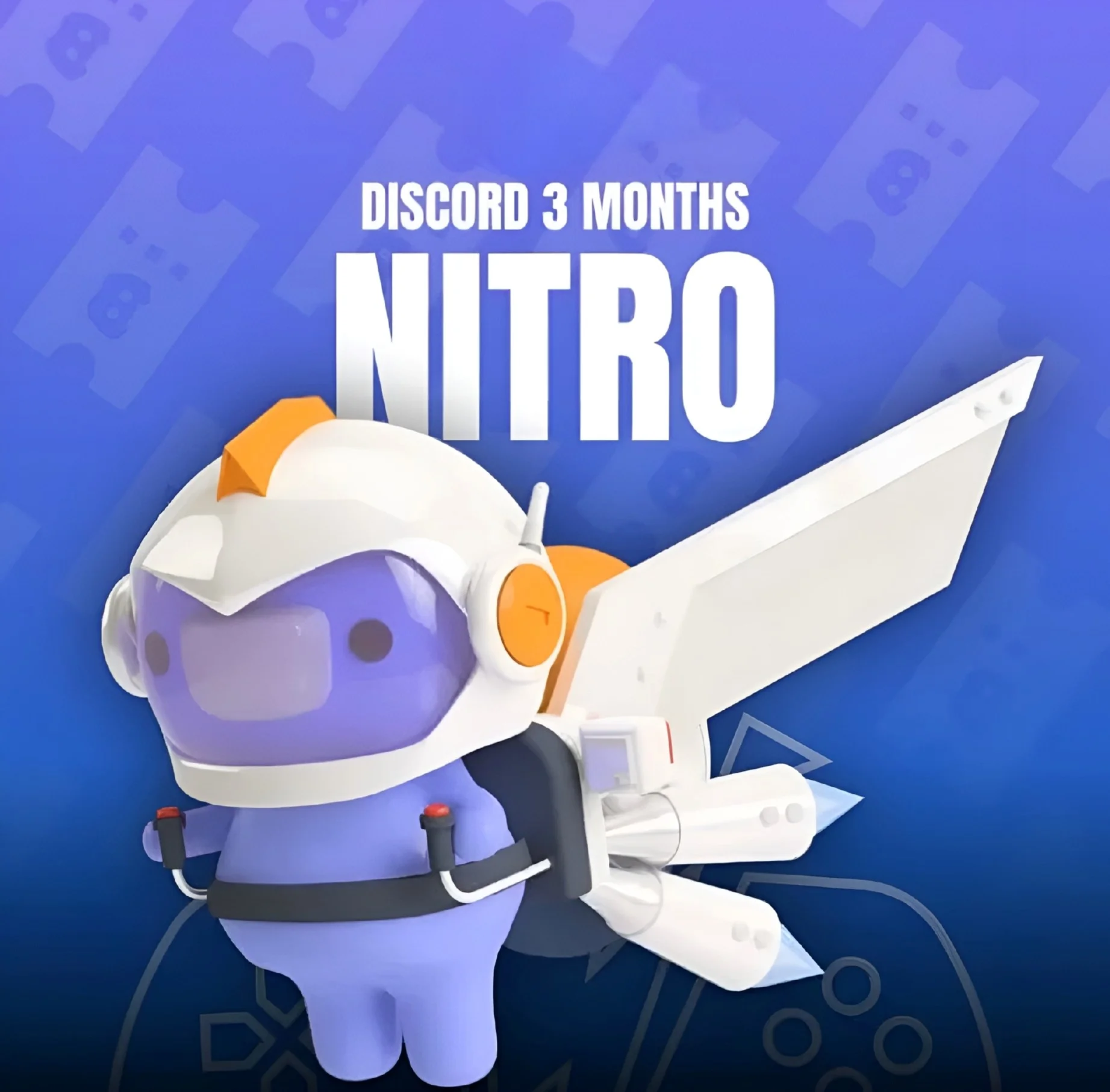 Discord Nitro 3 месяца, 2 бустера — немедленная доставк