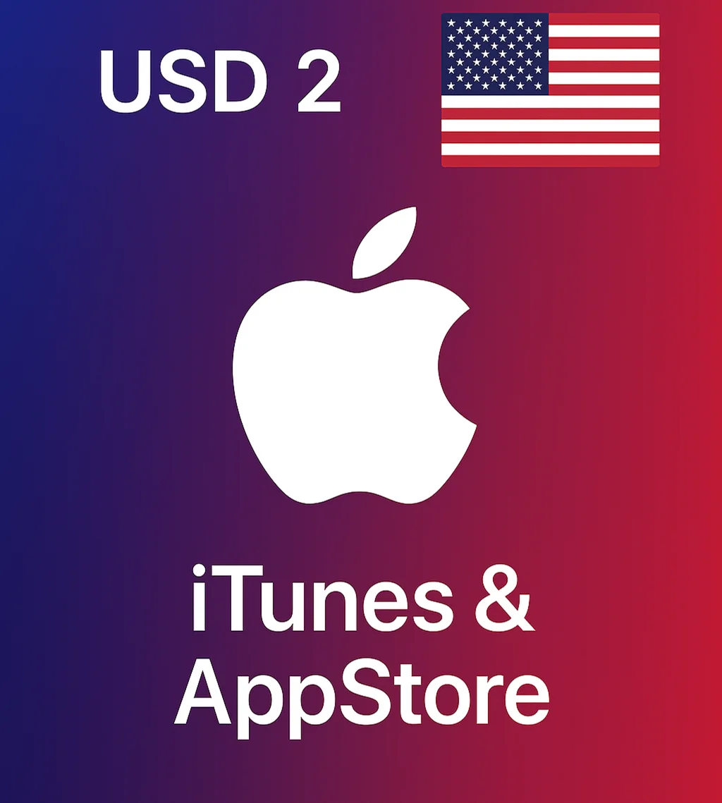 🍎 Подарочная карта Apple iTunes & AppStore (USA) 2$