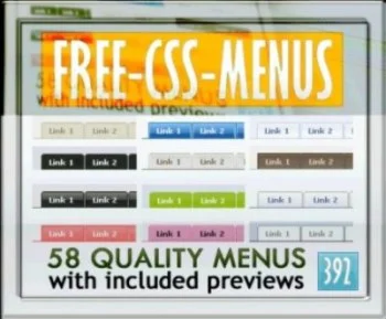 58 отличных CSS Menus