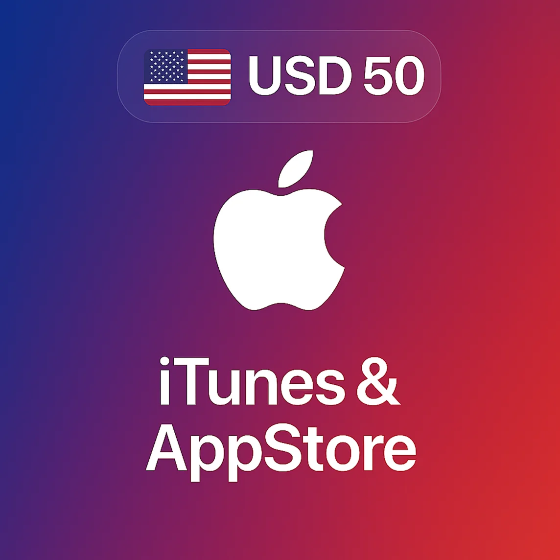 🍎 Подарочная карта Apple iTunes (USA) 50$
