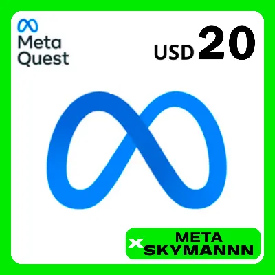 META QUEST 20$ USD США КАРТА ПОПОЛНЕНИЯ АВТО 24/7
