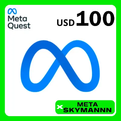 META QUEST 100$ USD США КАРТА ПОПОЛНЕНИЯ АВТО 24/7