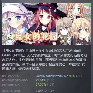 Witch's Garden HD Edition АВТОДОСТАВКА STEAM РОССИЯ