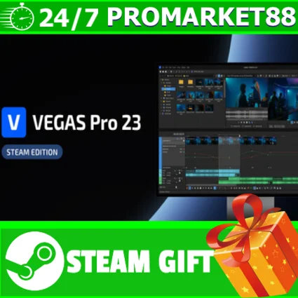 ️ВСЕ СТРАНЫ+РОССИЯ️ VEGAS Pro 23 Steam Edition STEAM