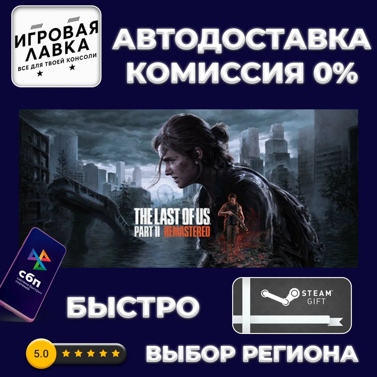 The Last of Us Part II Remastered | Steam Gift | Auto