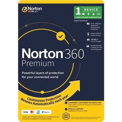 Norton 360 Premium 1 Device 1 Year Global