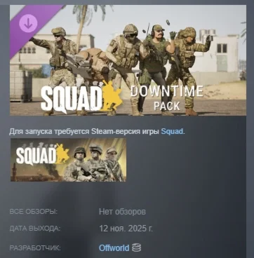 Squad Emotes - Downtime Pack АВТОДОСТАВКА STEAM РОССИЯ