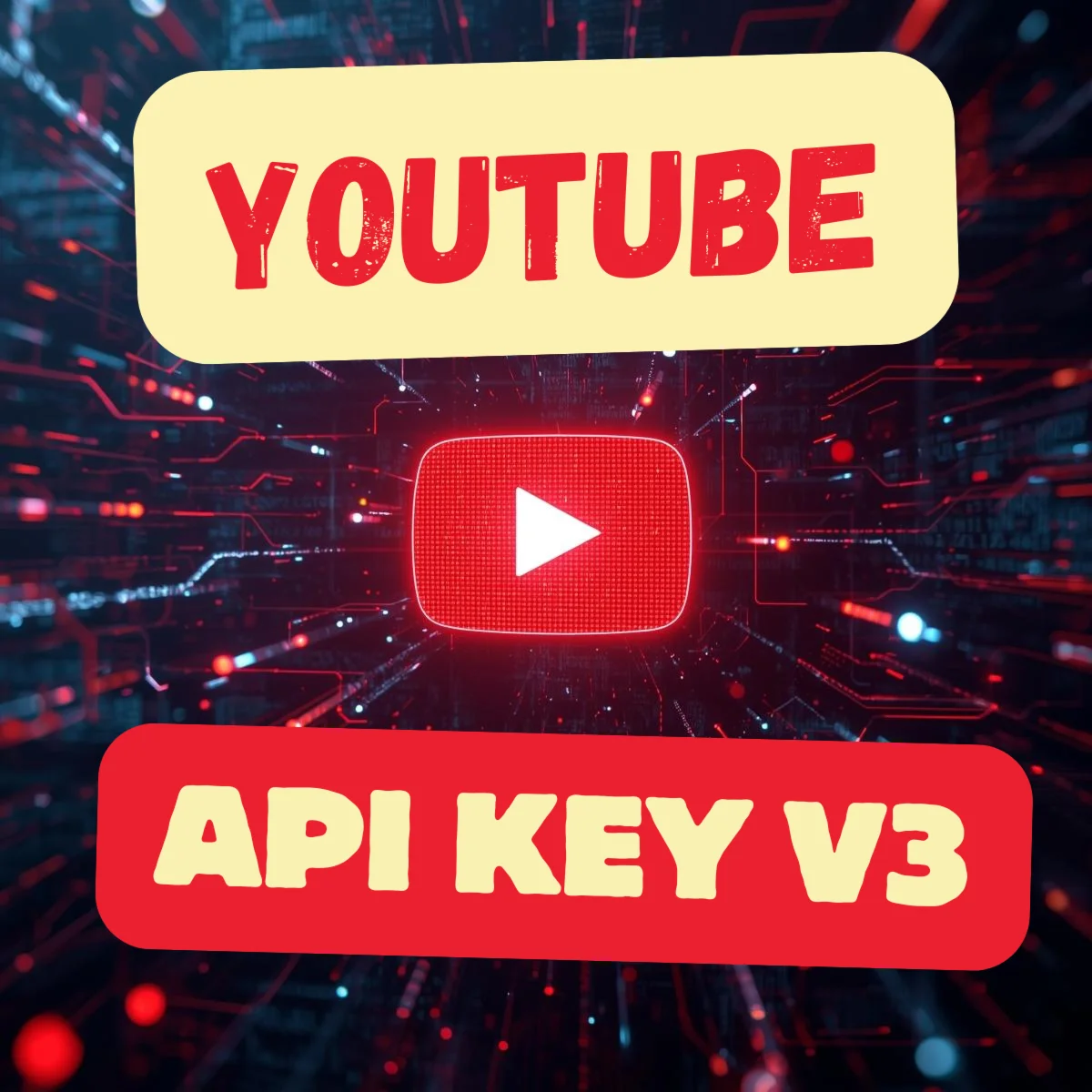 YouTube API KEY v3 ПРЕМИУМ качество