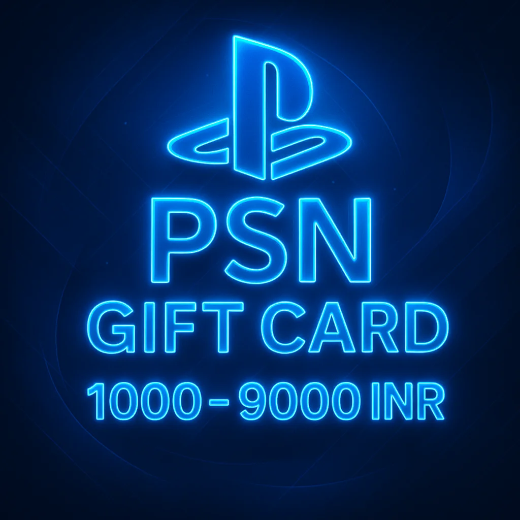 🔵Playstation Network PSN India 1000-9000 INR