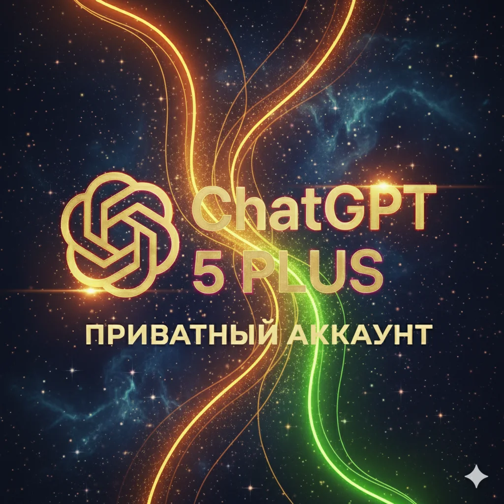 ChatGPT 5 Plus | 1 мес | Личный аккаунт | Мгн. активаци