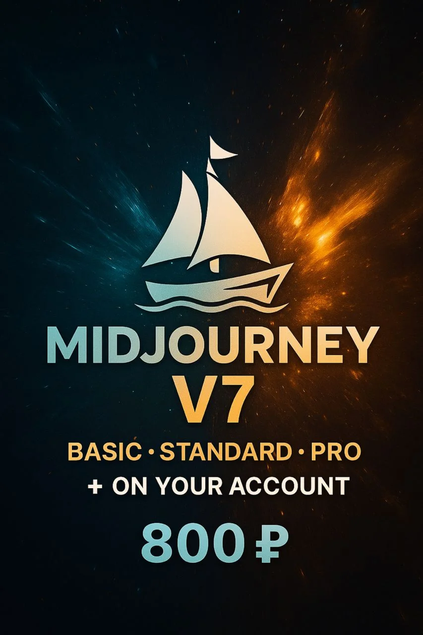 MIDJOURNEY ✅СТАНДАРТНЫЙ/БАЗОВЫЙ/МИНИ-ПЛАН✅ НА ВАШ АККАУ