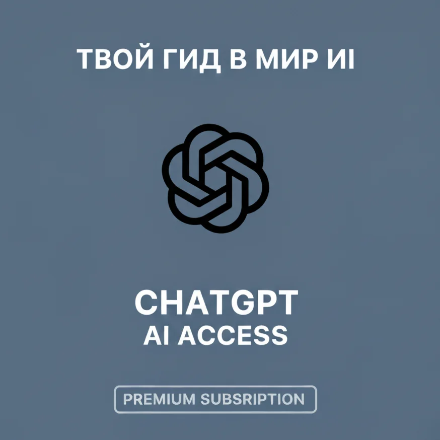 Подписка на Chatgpt plus 5 на 1 месяц