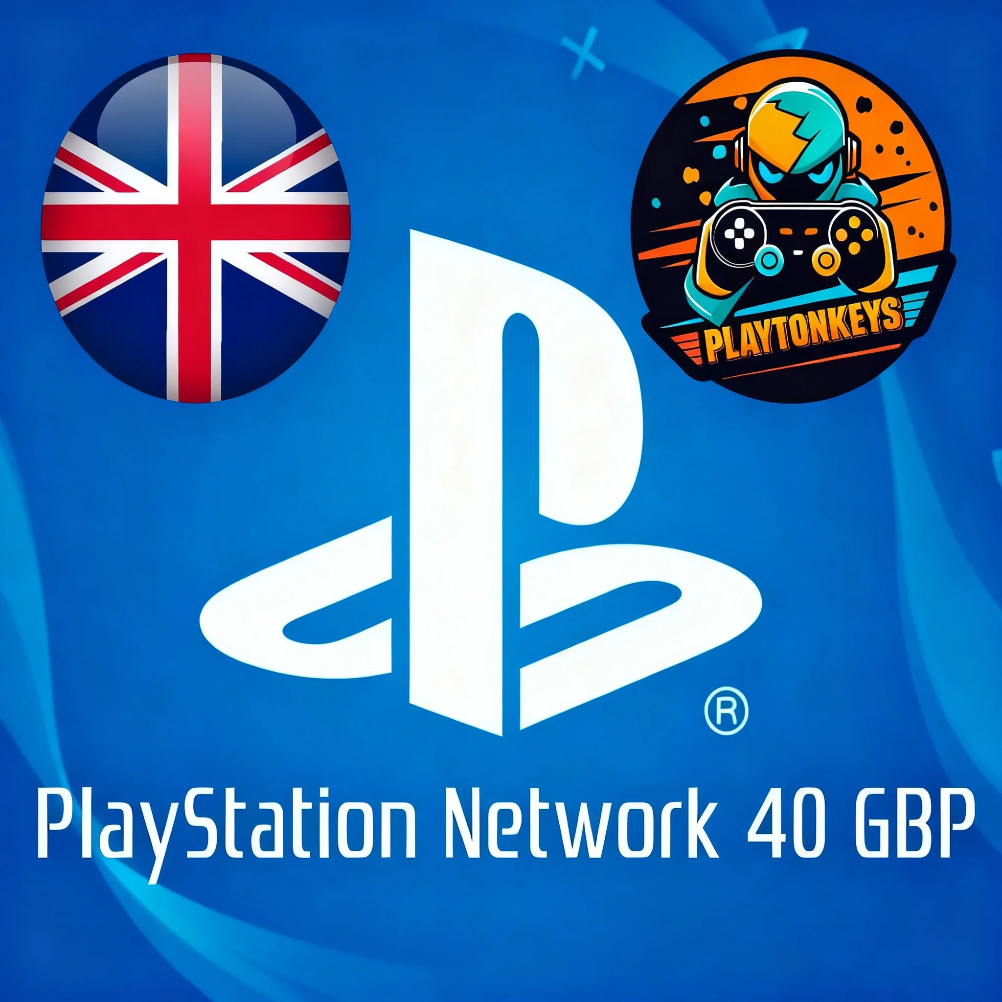 PSN Карта пополнения 40 GBP (Фунтов) Великобритания