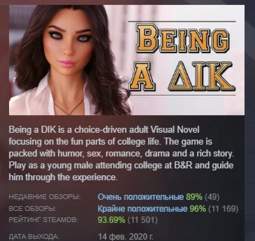 Being a DIK - Season 1 АВТОДОСТАВКА STEAM РОССИЯ