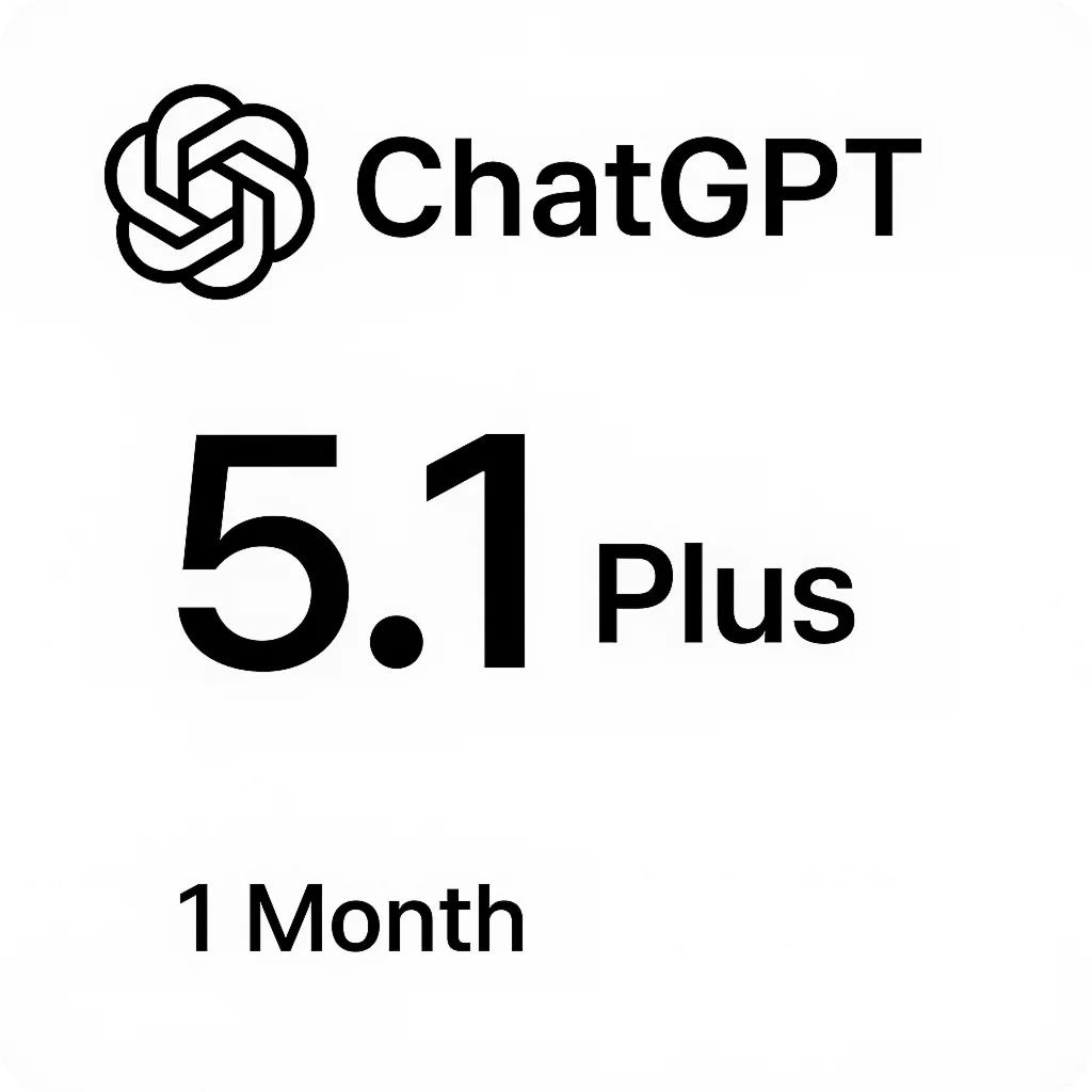 ChatGPT 5.1 Plus - Подписка на 1 месяц (на Ваш аккаунт)