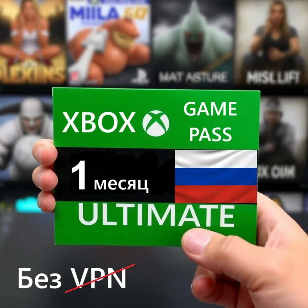 🔥🔑Xbox Game Pass Ultimate 1 Месяц🔥 РФ ip 🔥Ключ🔑